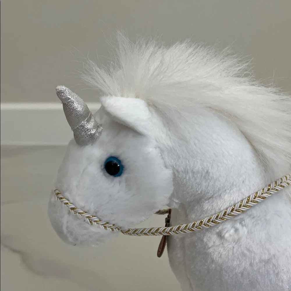 Breyer White Plush Unicorn with Silver color  Horn. - Picture 3 of 10